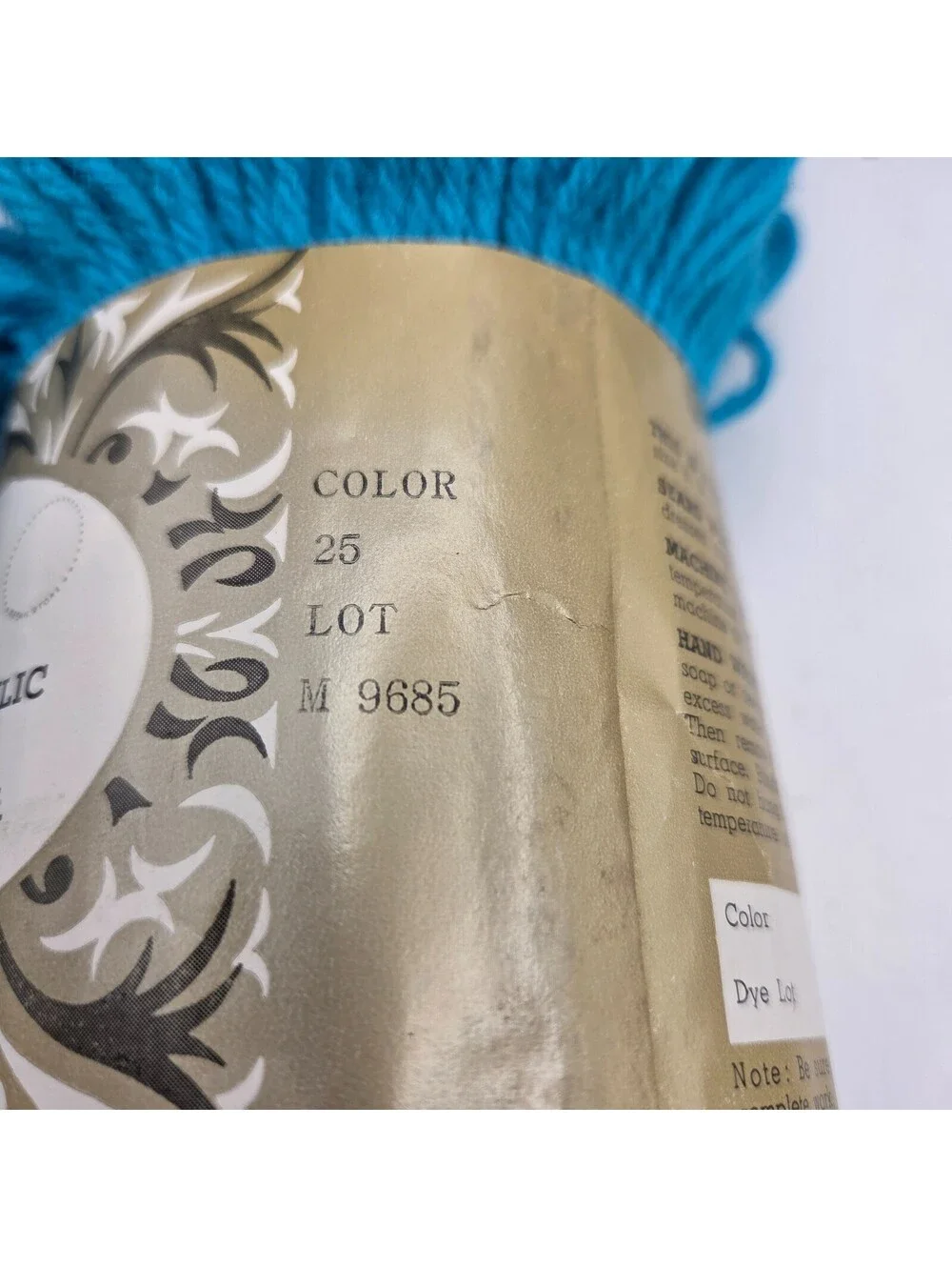 Vintage Sears Wintuk Yarn Lot of 3 Skeins 100% Orlon Acrylic 4 Ply USA Colors 19